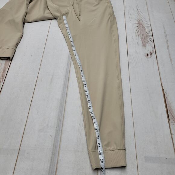 Birddogs tan Khaki joggers lined stretch pants - Picture 2 of 4